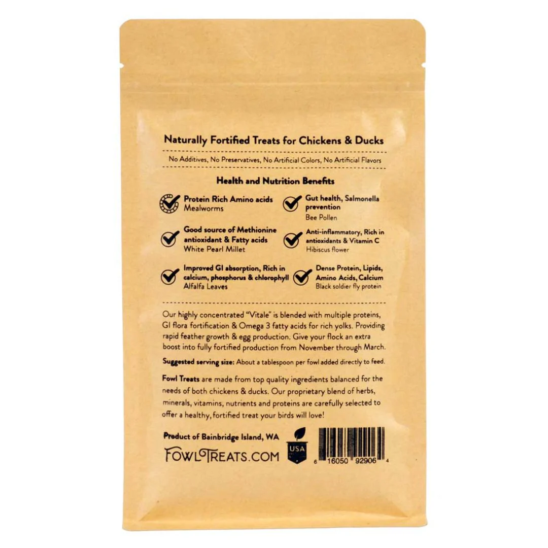 Fowl Treats Vitale Molt & Laying Blend, 16 oz - Weidukt