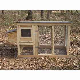 Urban Chicken Coop Plans (up to 4 chickens) - Weidukt