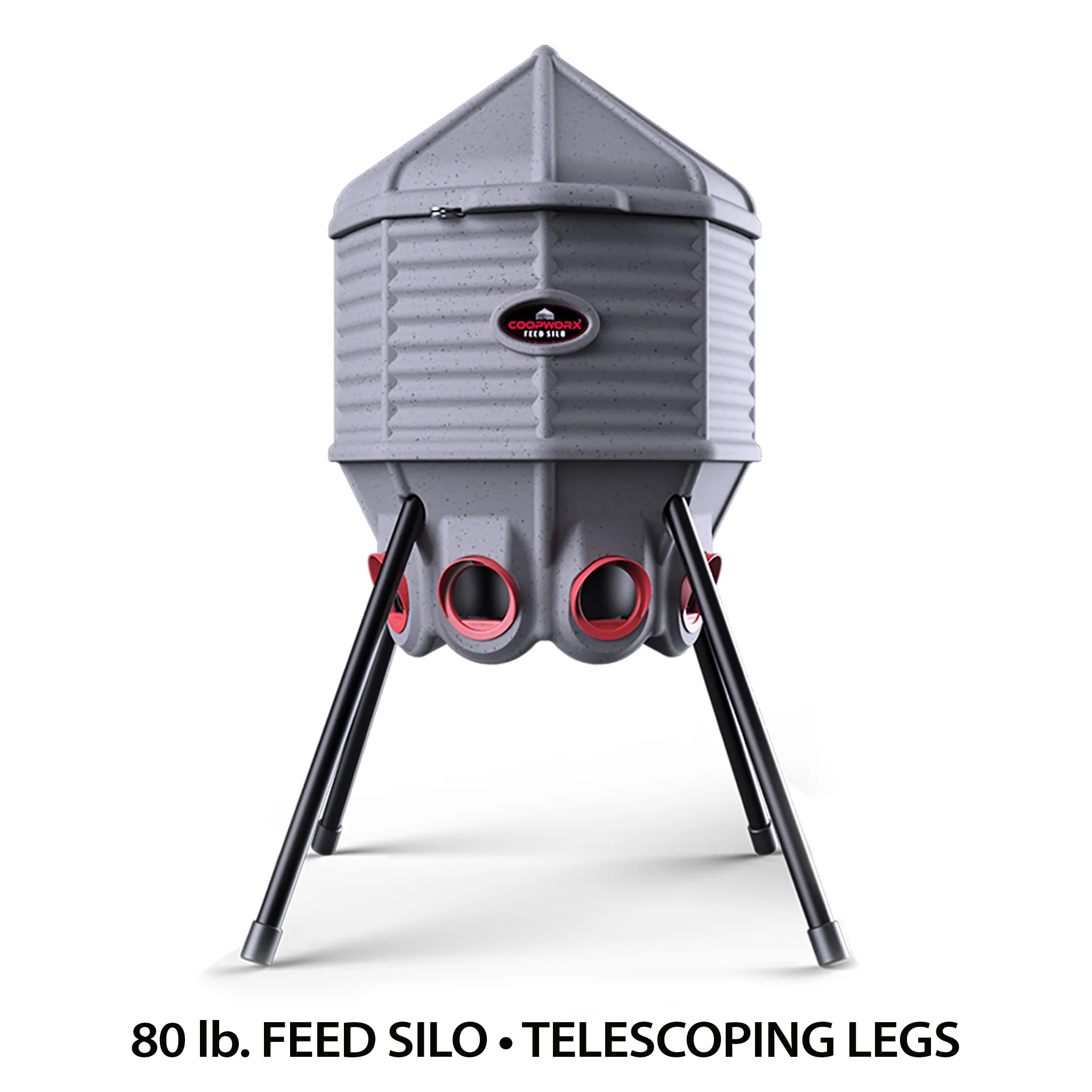 CoopWorx Feed Silo, 80 lb Capacity - Weidukt