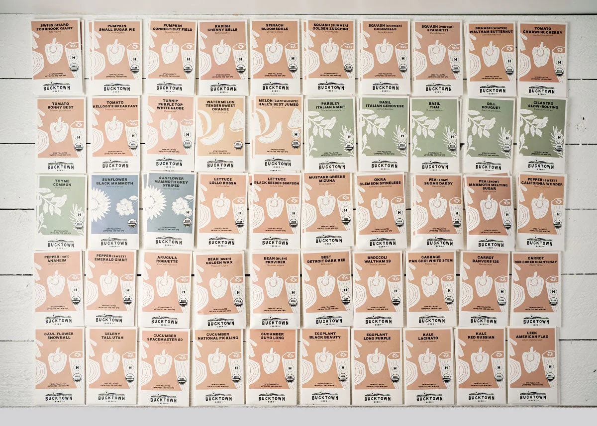 Emergency Seed Bank - Large - Organic Heirloom - Weidukt