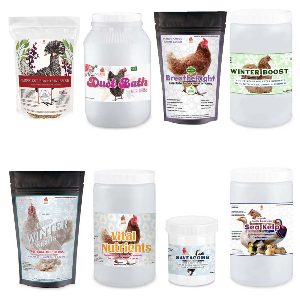 Winter Support Bundle: 8 Products For A Healthy Wintertime Coop! (13 pounds total) - Weidukt