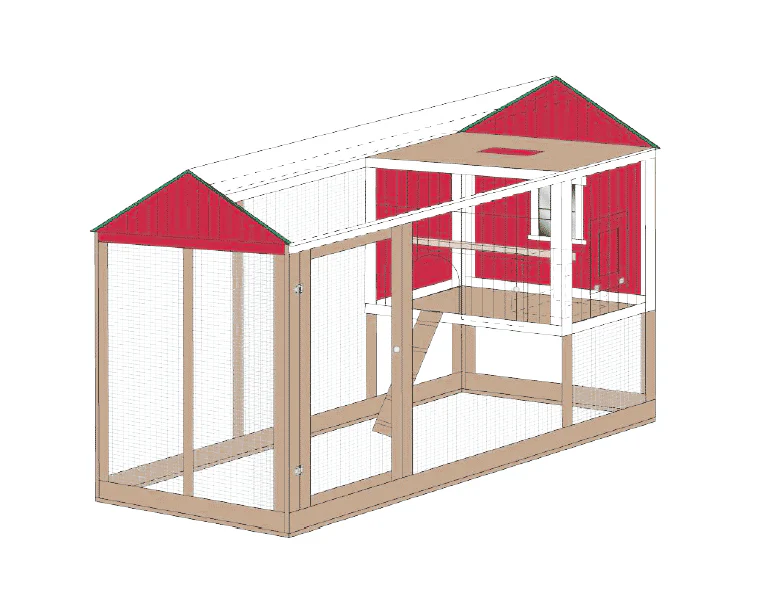 4x8 House Building Plans (4-5 chickens) - Weidukt
