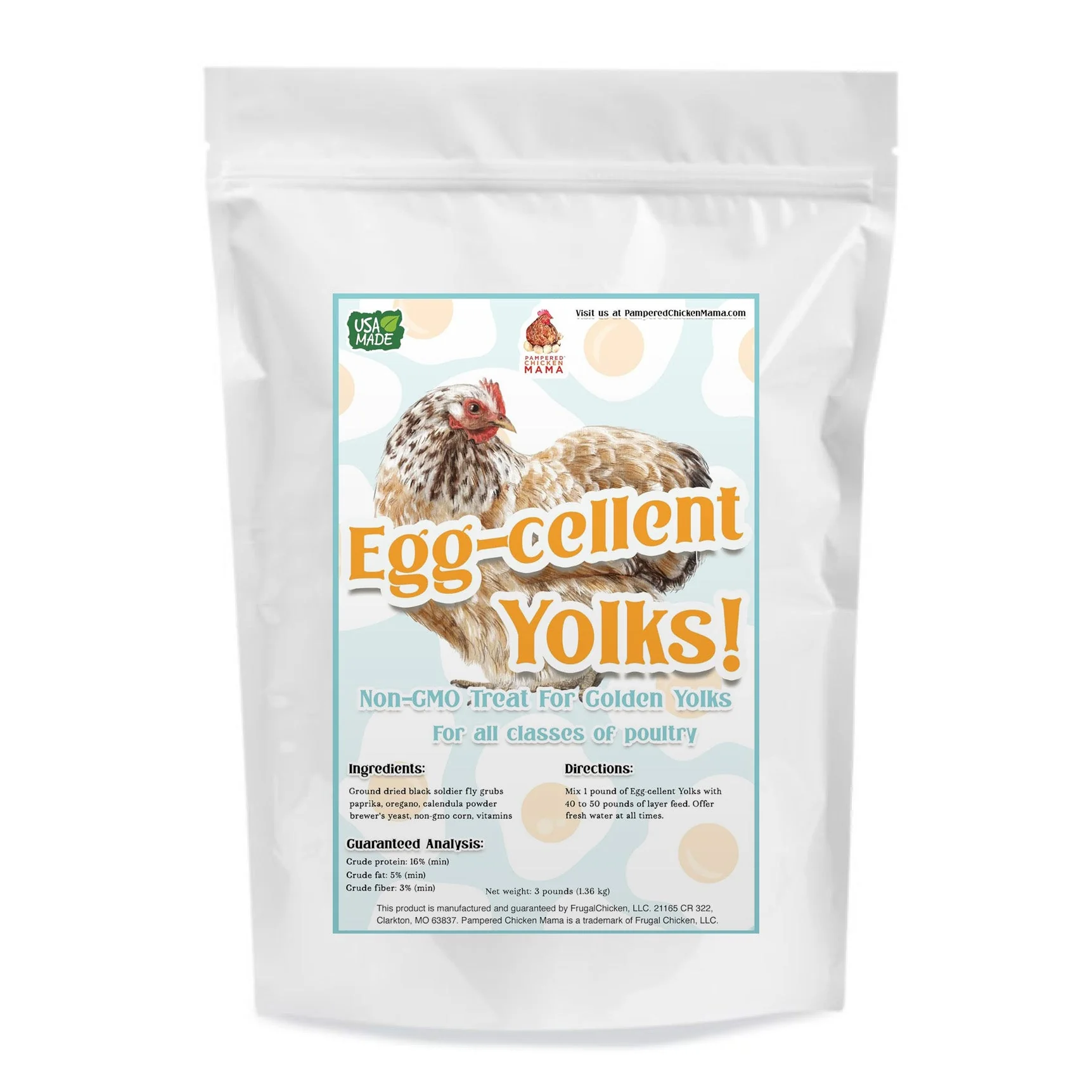 Egg-Cellent Yolks: For Healthy, Golden Yolks - Naturally! - Weidukt