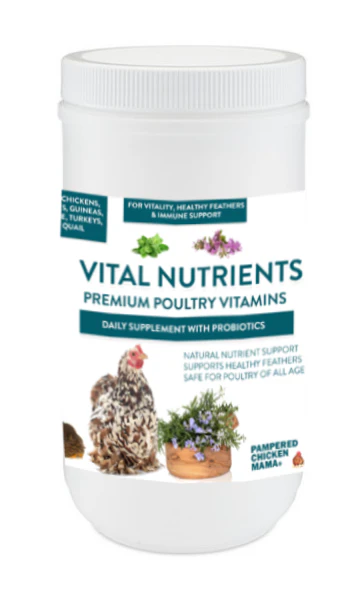 Vital Nutrients: Supplemental Essential Vitamins & Trace Minerals For Pet Chickens & Ducks - Weidukt