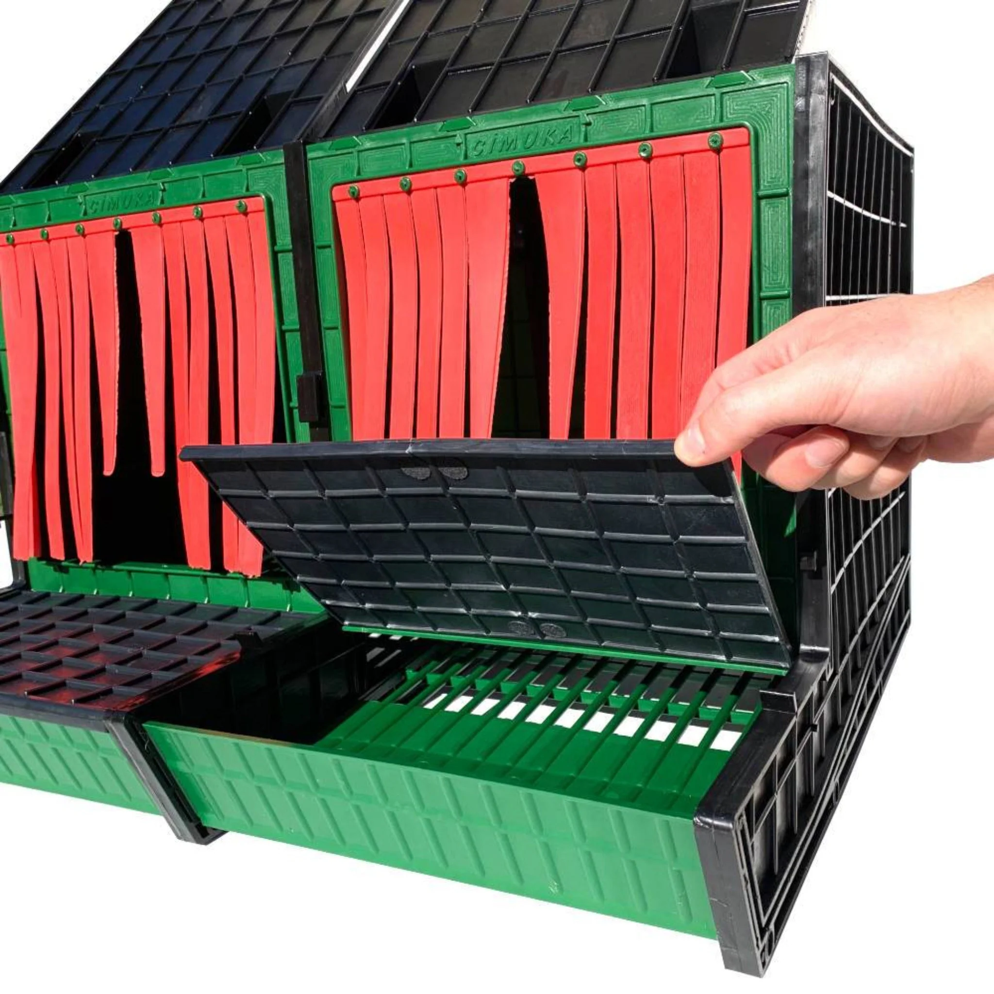 Front Collection Nesting Box - 2 Sections - Weidukt