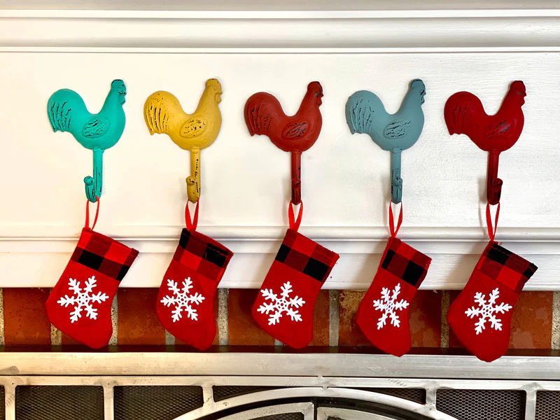 Cast Iron Chicken Wall Hooks - Weidukt