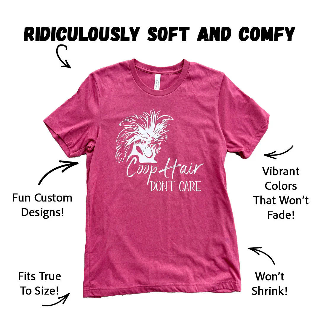 Coop Hair, Don't Care T-Shirt - Weidukt