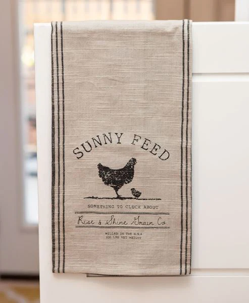 Chicken Dish Towel - Sunny Feed - Weidukt
