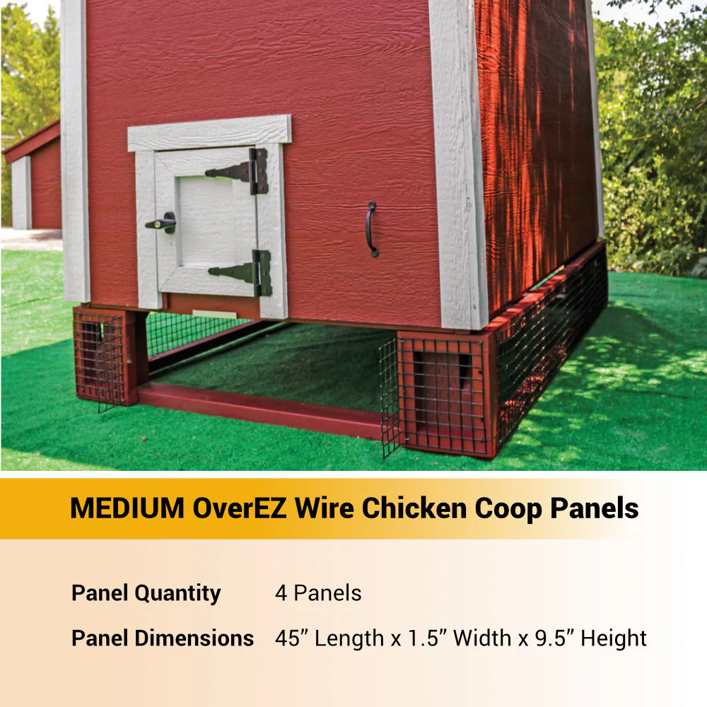 Wire Coop Panels for Medium OverEZ Chicken Coop - Weidukt