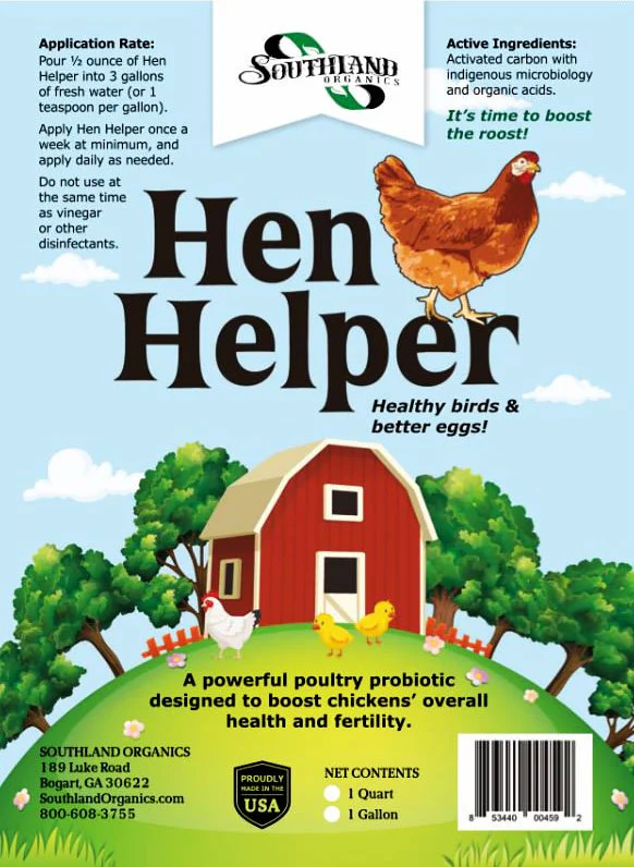 Hen Helper Probiotic Supplement, 32 oz. - Weidukt