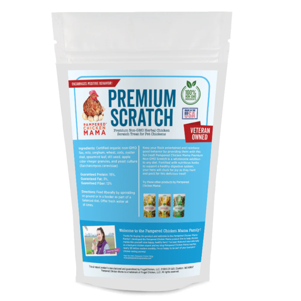 Non-GMO Premium Chicken Scratch With Herbs To Encourage Positive Behaviors - Weidukt