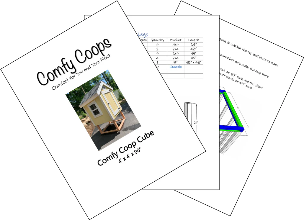 Easy Chicken Coop Plans 4X4 (8-10 Chickens) - Weidukt