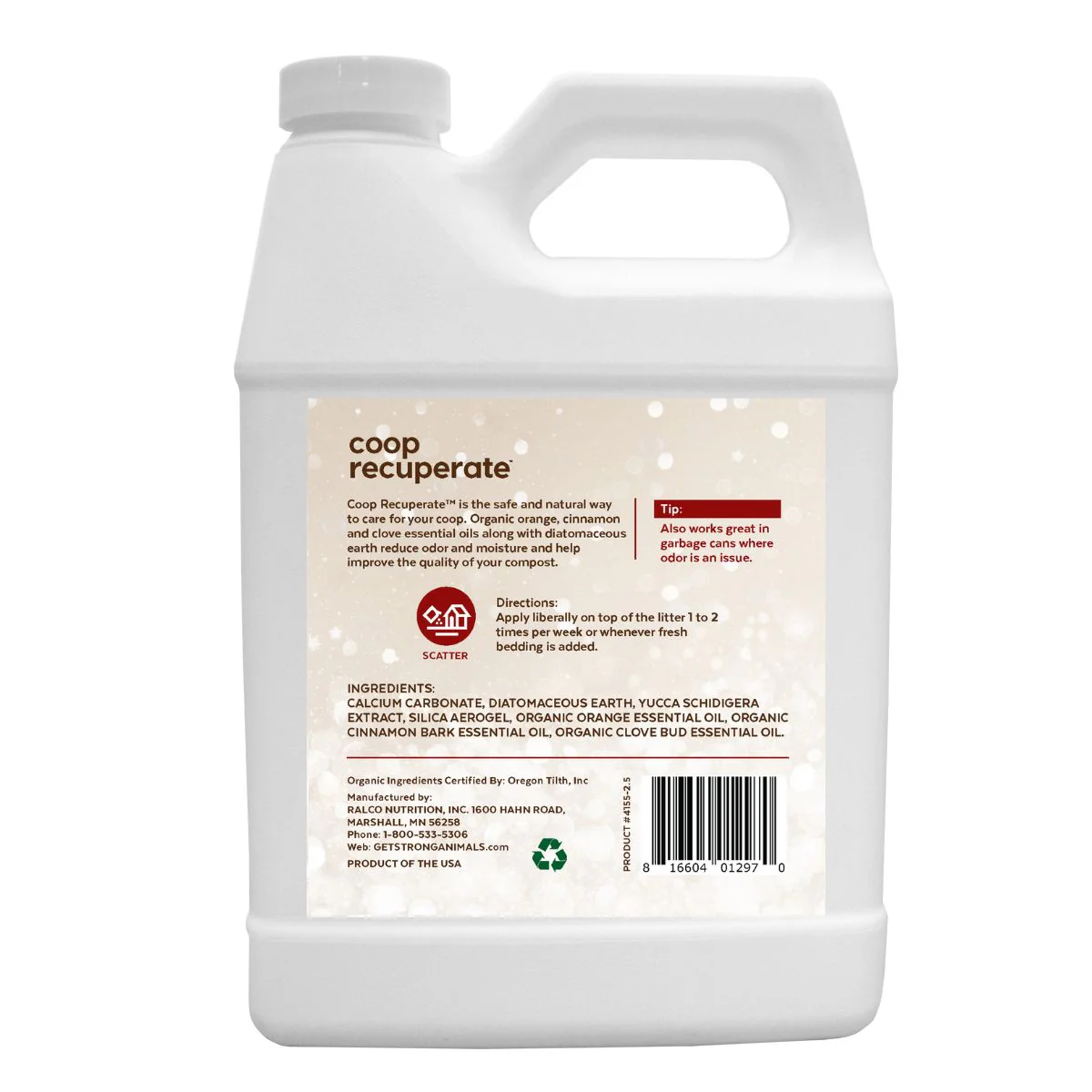 Coop Recuperate Orange Spice, 2.5 lbs. - Weidukt