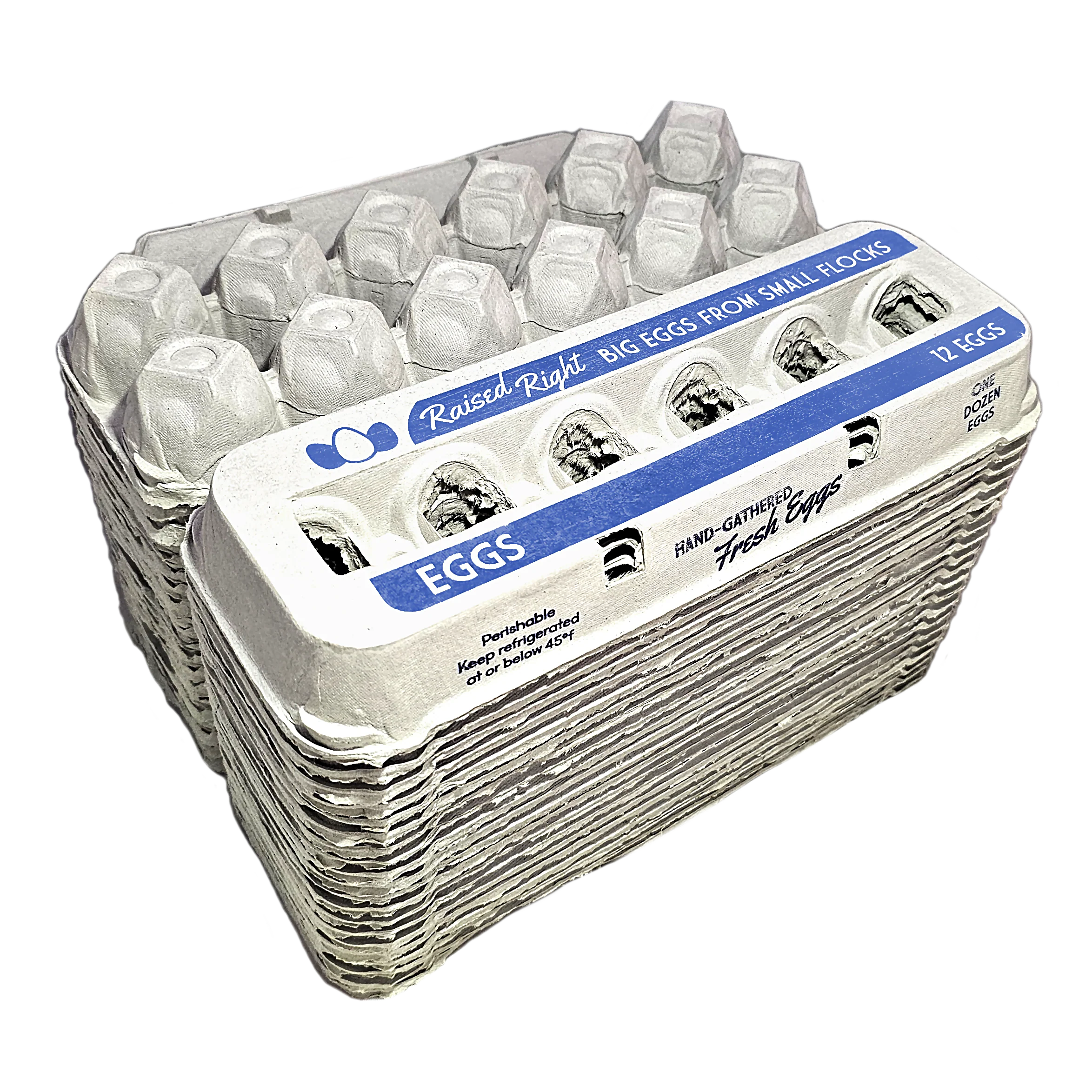 Henlay Jumbo Egg Cartons for 12 Farm Fresh Eggs  C Durable & Reusable Egg Carton, 20 or 75 Pack - Weidukt